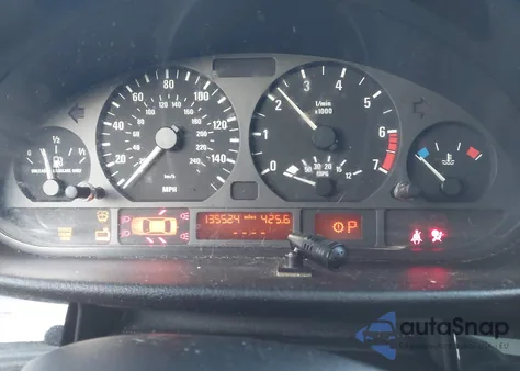 2000 BMW 323I из США, поврежденный, VIN WBAAM3349YCA88419